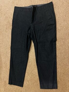 Banana Republic Women's Dark Navy Straight-Leg Jeans